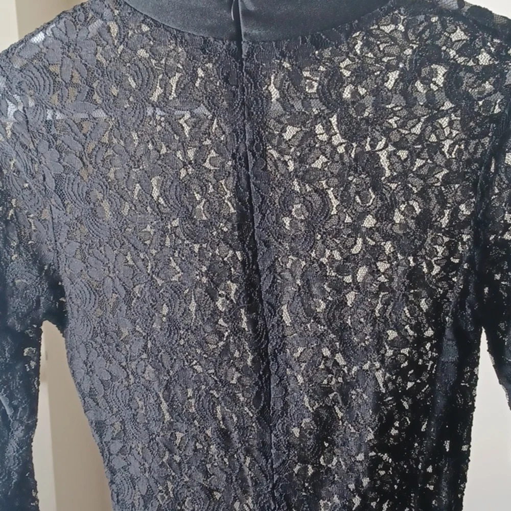 Women’s Black Lace Dress - Picture 4 of 5